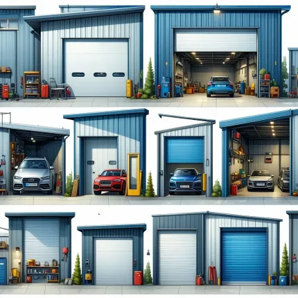 Идеи для металлических конструкций: от гаражей до промышленных ангаров